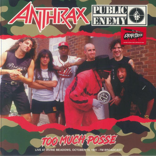 ANTHRAX / PUBLIC ENEMY - Too Much Posse: Live At Irvine Meadows October 19 1991 FM Broadcast