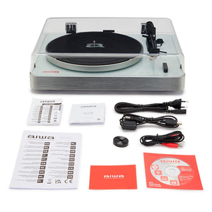 Aiwa APX-790 White Bluetooth Turntable