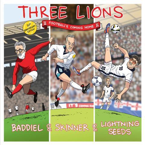 Baddiel, Skinner & Lightning Seeds - Three Lions (Football's Coming Home) 7"