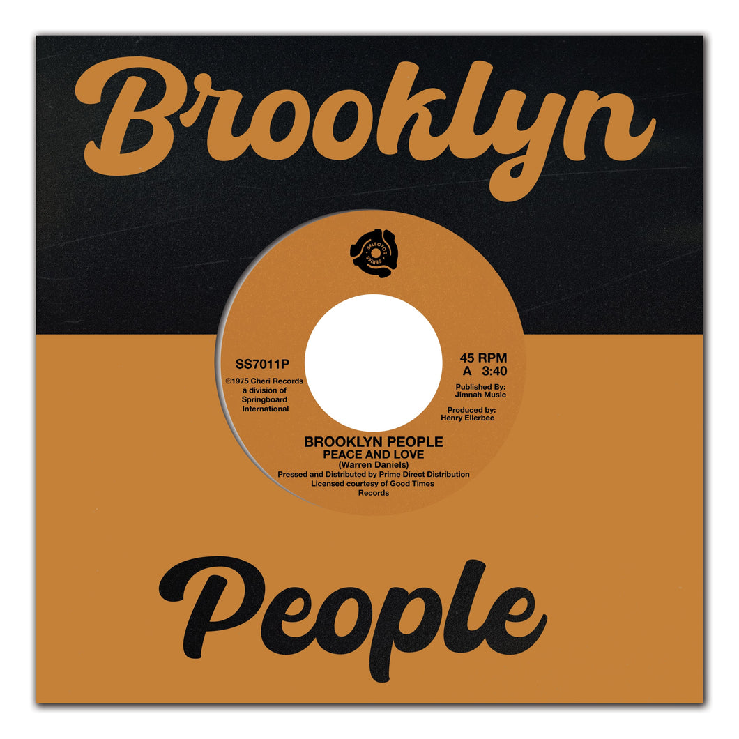 Brooklyn People - Peace and Love / Wreck (RSD 2025)