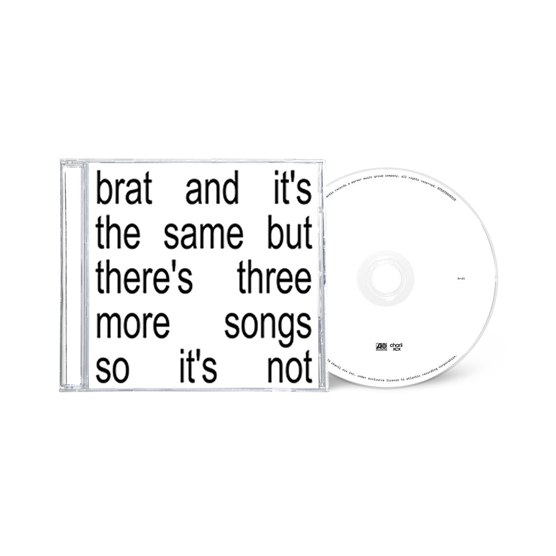 Charli xcx - Brat and it’s the same but there’s three more songs so it’s not