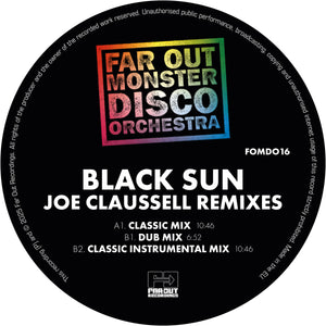 Far Out Monster Disco Orchestra - Black Sun (Joaquin Joe Claussell Sacred Rhythm Remixes) (RSD 2025)