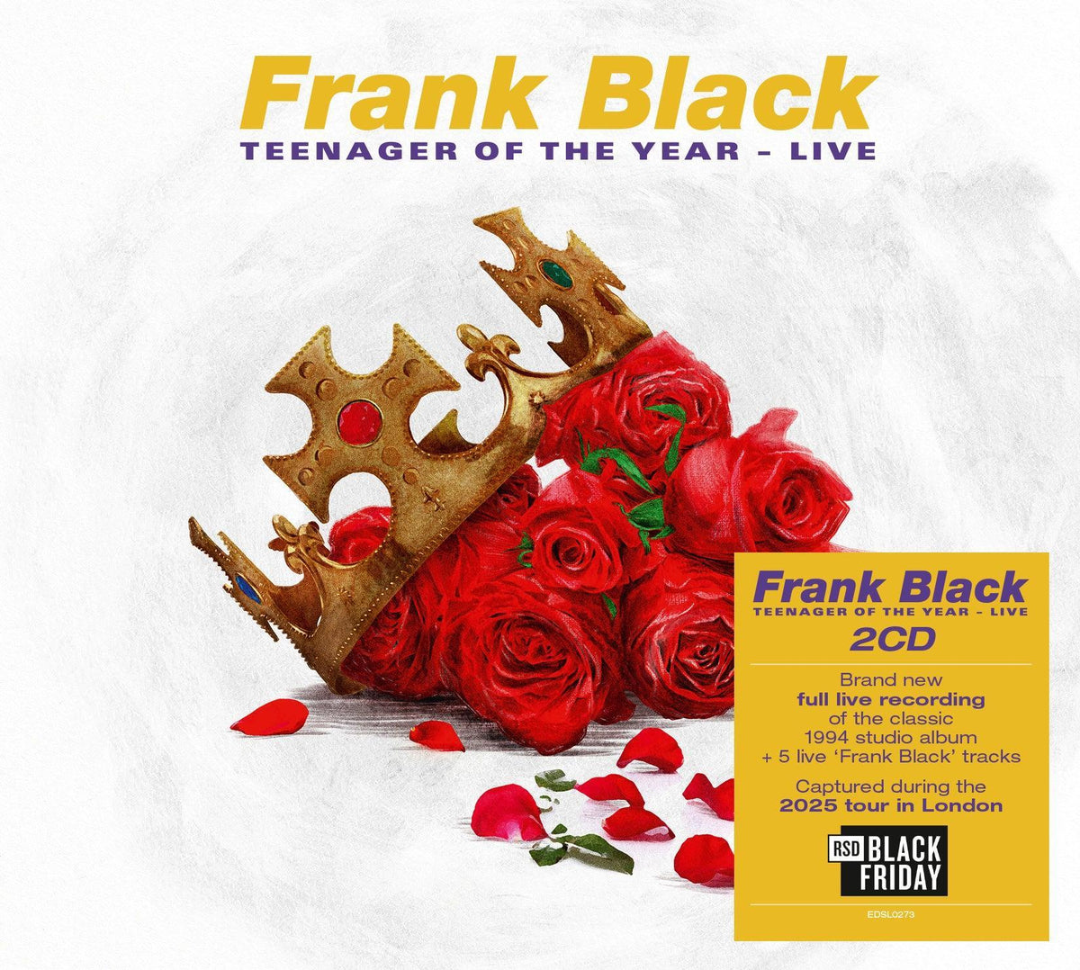 Frank Black - Teenager Of The Year - Live - RSD Black Friday 2026 CD