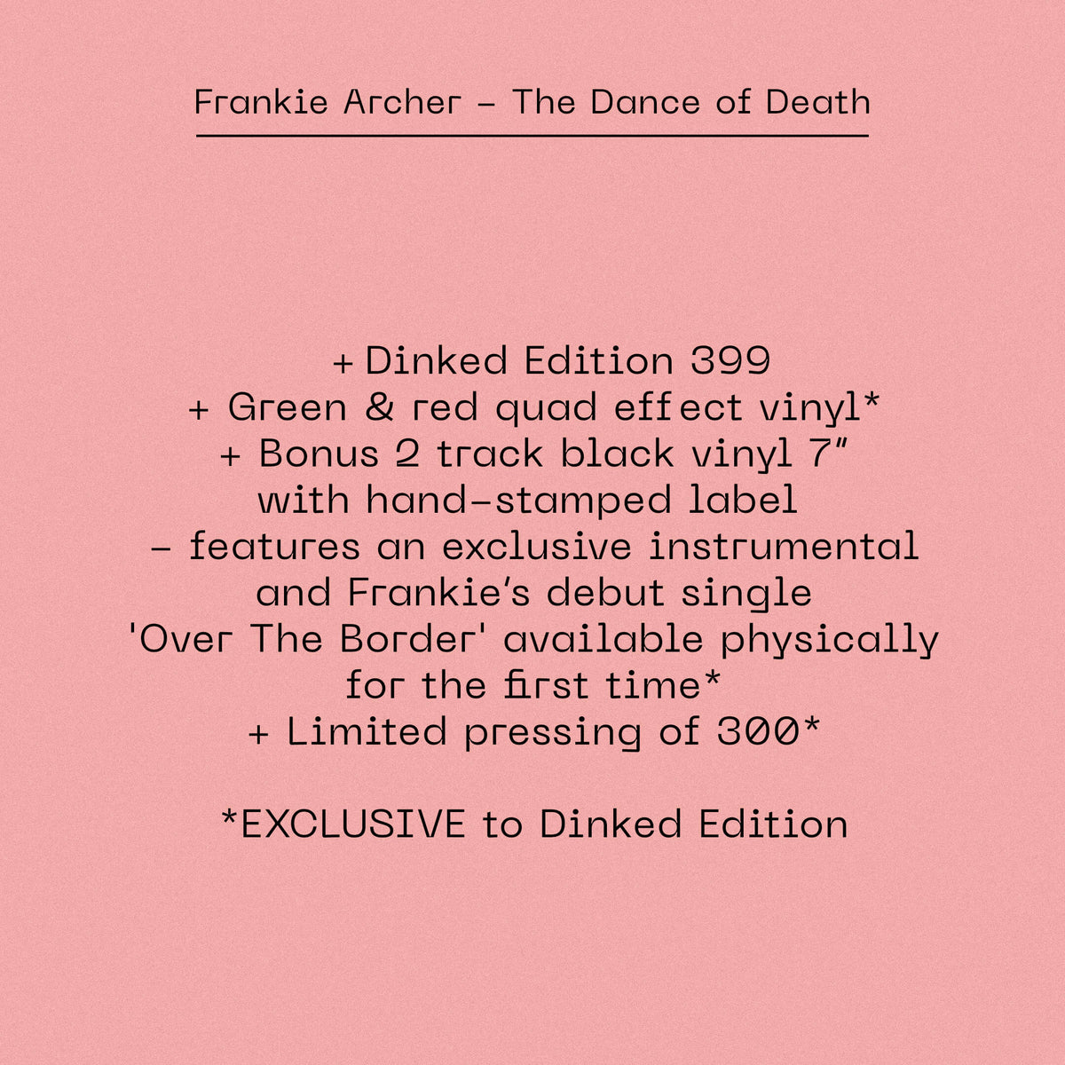 Frankie Archer - The Dance of Death