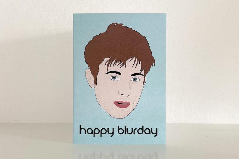 Happy Blurday – Damon Albarn Greeting Card