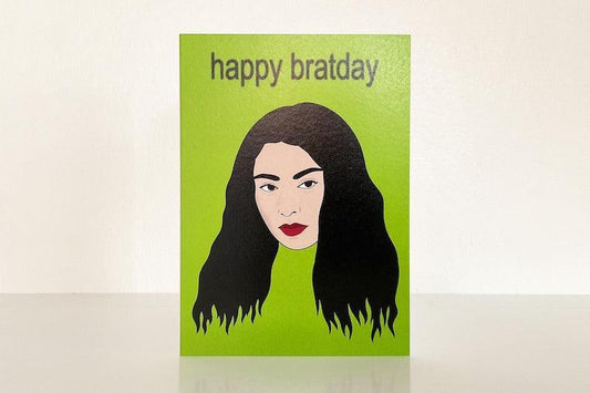 Happy Bratday – Charli XCX Greeting Card