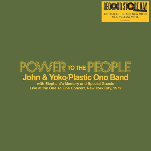 John & Yoko/Plastic Ono Band with Elephant's Memory and Special Guests - Power To The People - Live at the One To One Concert, New York City, 1972 (RSD 2025)