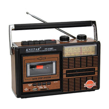 Load image into Gallery viewer, KNSTAR FP-319BT FM/AM/SW1-2 Bluetooth Portable Radio Card-Insertable High-Volume Cassette Player, Spec: EU