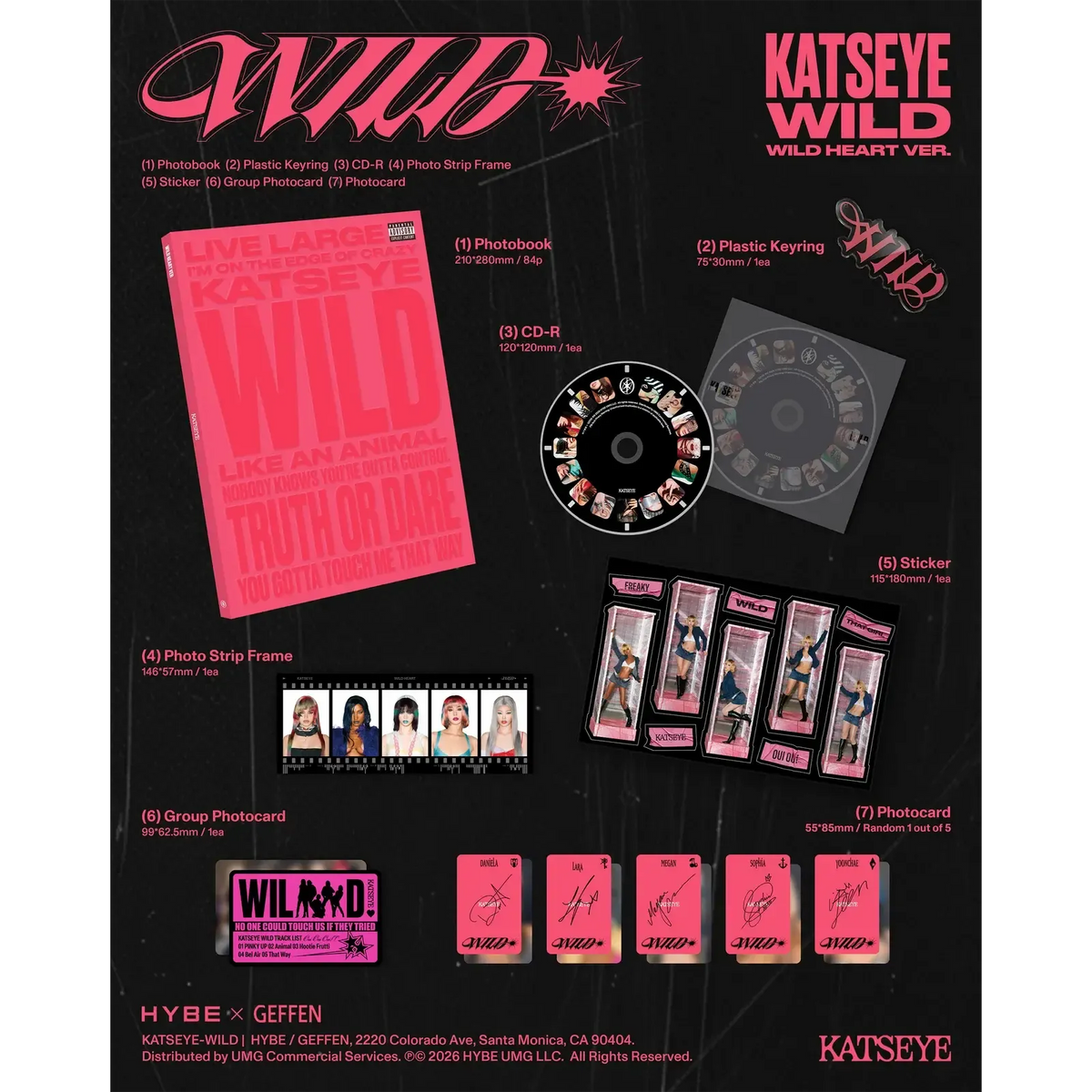 Katseye - Wild Heart Ver CD