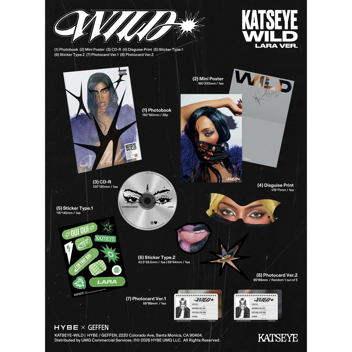 Katseye - Wild (Lara ver.) CD