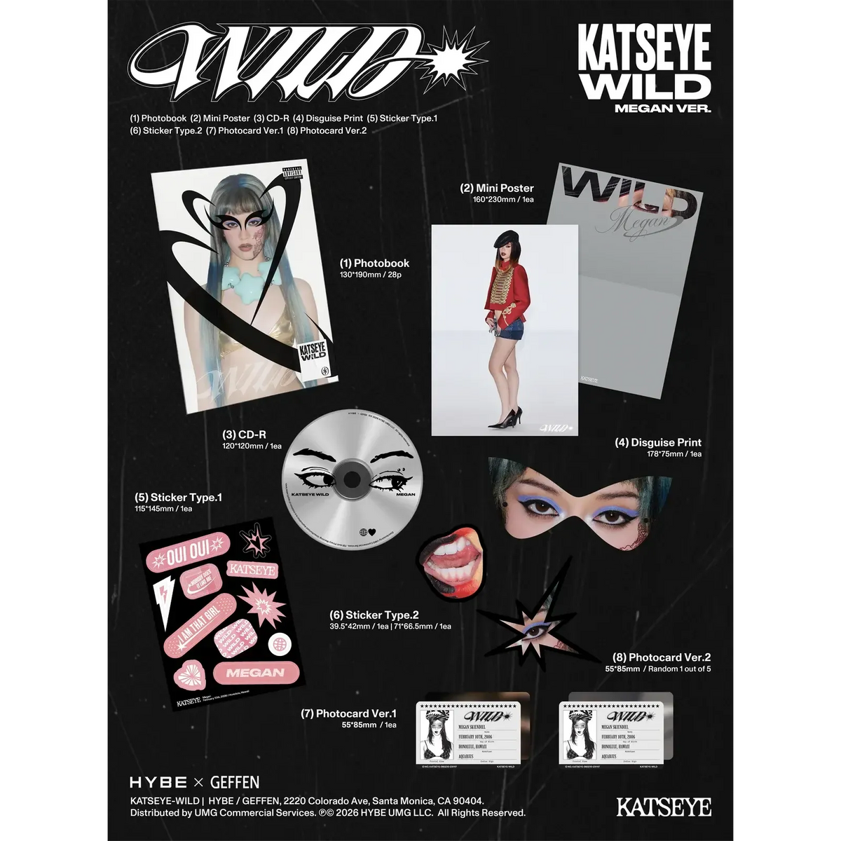 Katseye - Wild (Megan ver.) CD
