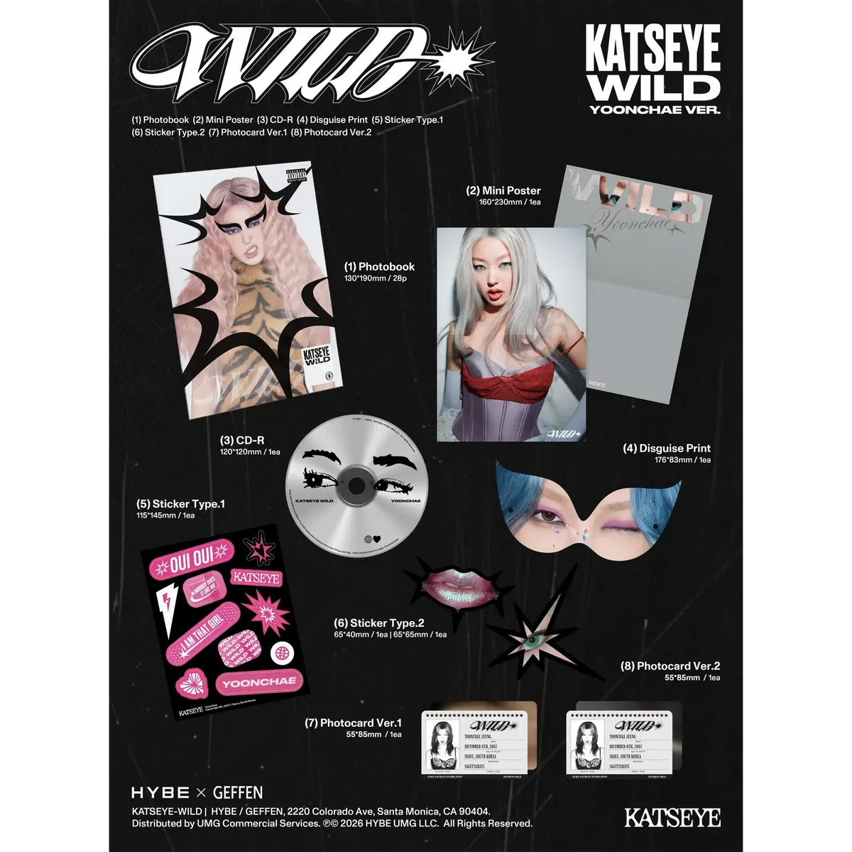 Katseye - Wild (Yoonchae ver.) CD