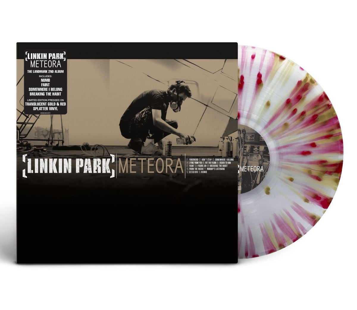 Linkin Park - Meteora (Translucent Gold & Red Splatter Vinyl)