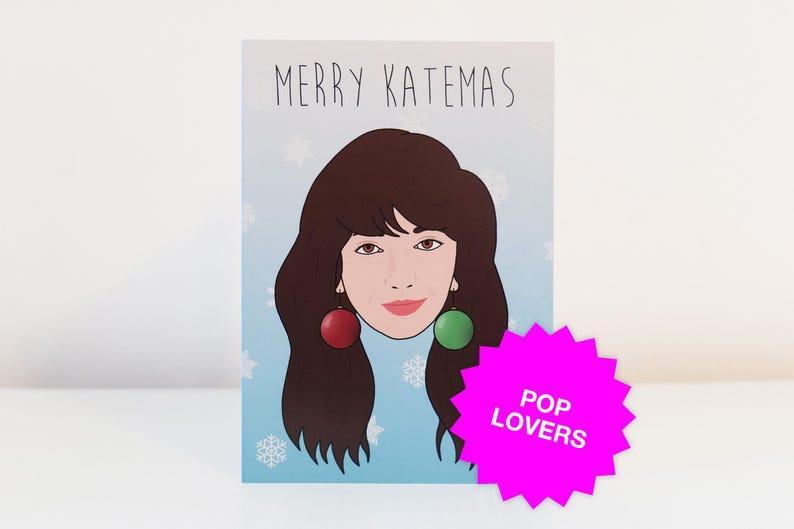 Merry Katemas – Kate Bush Greeting Card