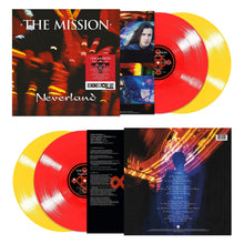 Load image into Gallery viewer, Mission, The - Neverland (30th Anniversary Edition) (140g Translucent Red and Translucent Yellow vinyl) (RSD 2025)