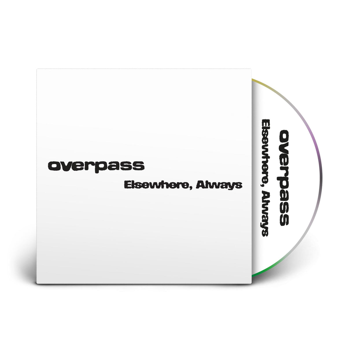 Overpass - LTD White Label CD (with bonus live tracks, recorded at Fazeley Studios in Birmingham)