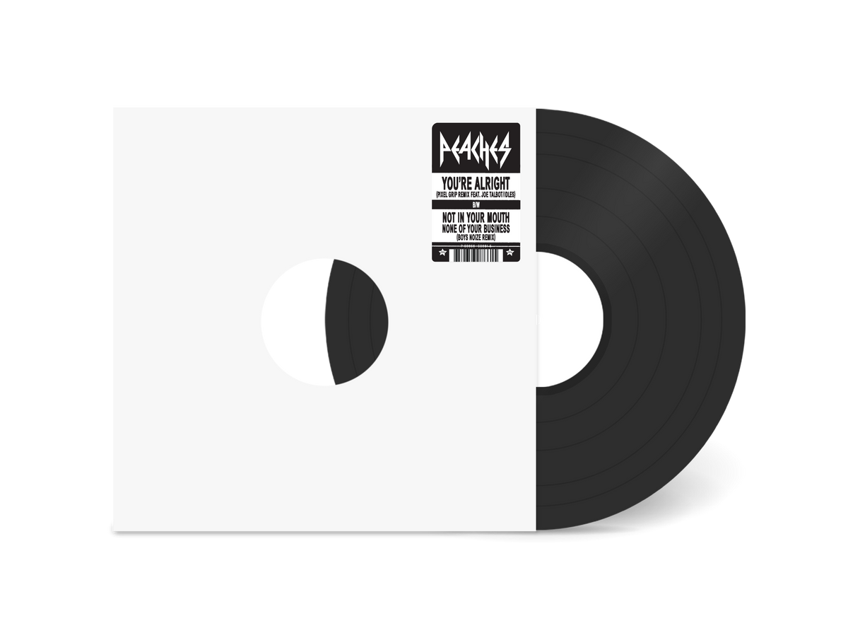 Peaches - Peaches Remix 12" - Pixel Grip b/w Boys Noize