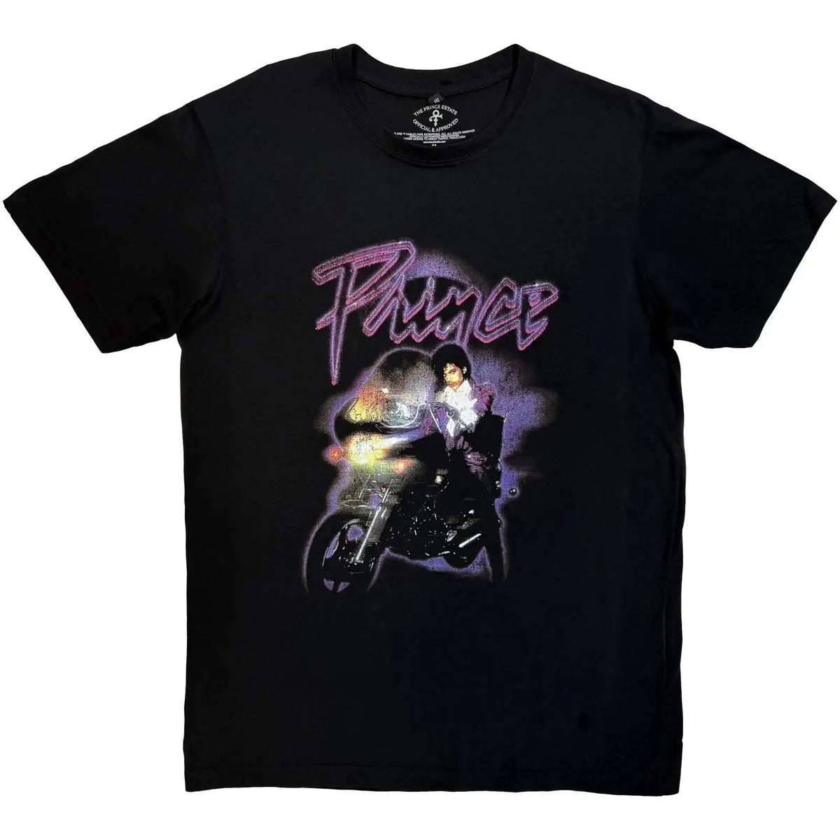 Prince – Purple Rain Logo Outline T-Shirt
