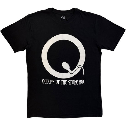 Queens of the Stone Age – Sperm Logo Mono T-Shirt