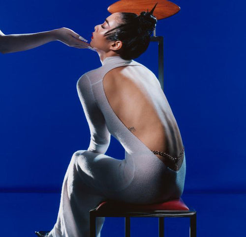 Rina Sawayama - Hold The Girl (Blue Cover) Opaque White and Cobalt Blue Colour Mix LP