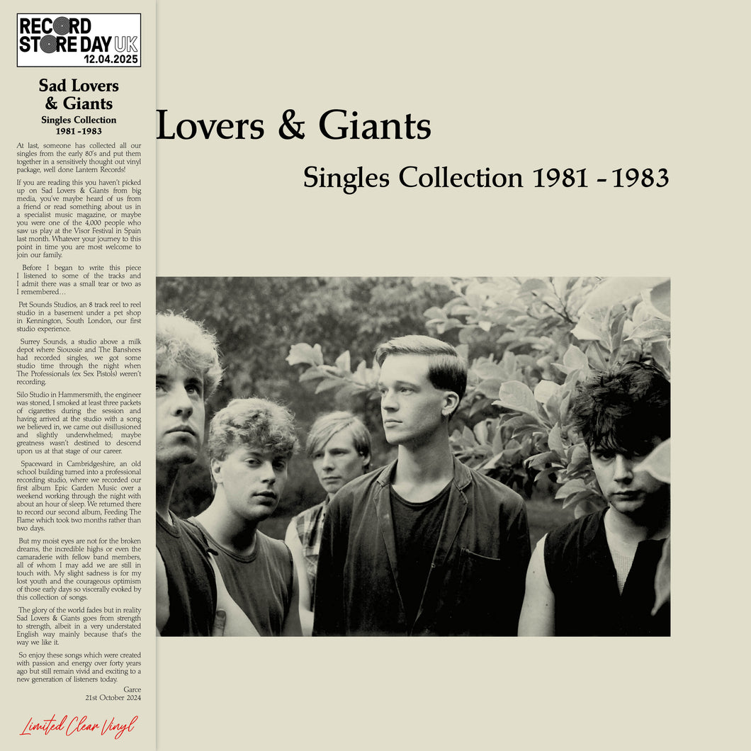 Sad Lovers & Giants - Singles collection 1981-1983 (RSD 2025)