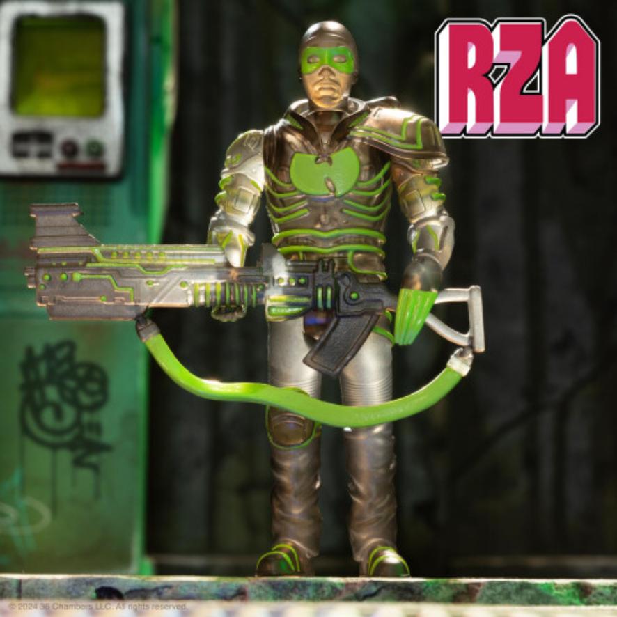 Super7 RZA Reaction Figures Wave 04 - Bobby Digital (Clear) Action Figure