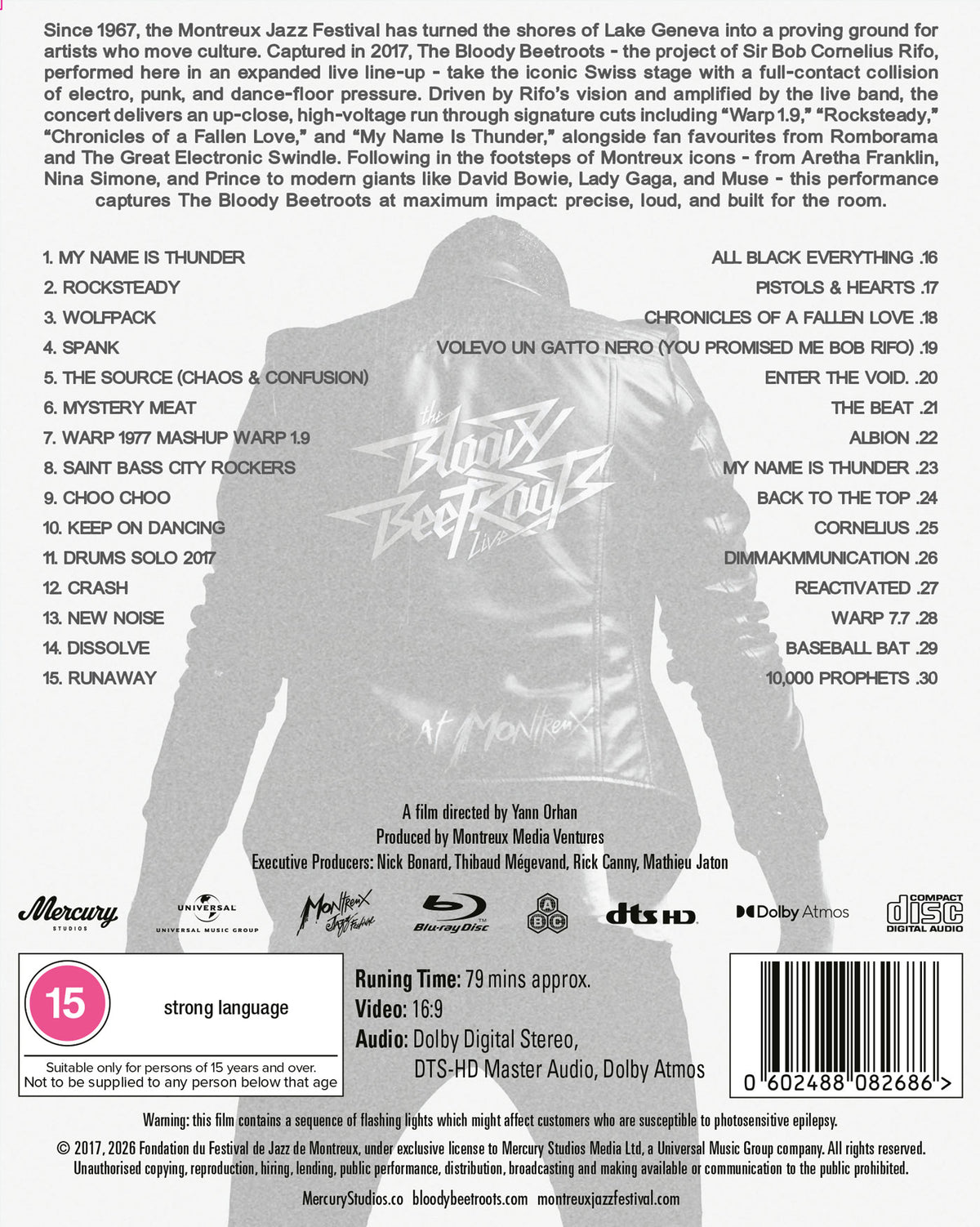 The Bloody Beetroots - Live At Montreux 2017 CD DVD
