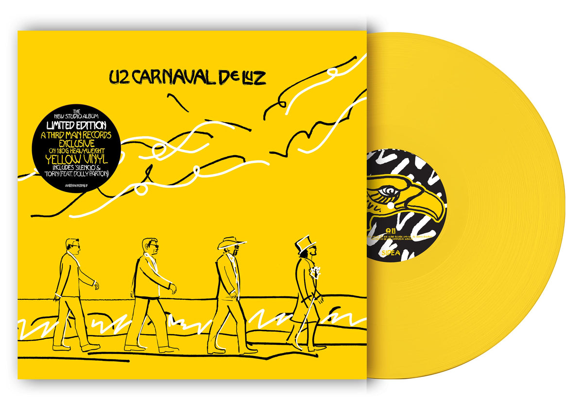 U2 - Carnaval De Luz, Limited Edition Third Man Records Exclusive, Yellow Vinyl