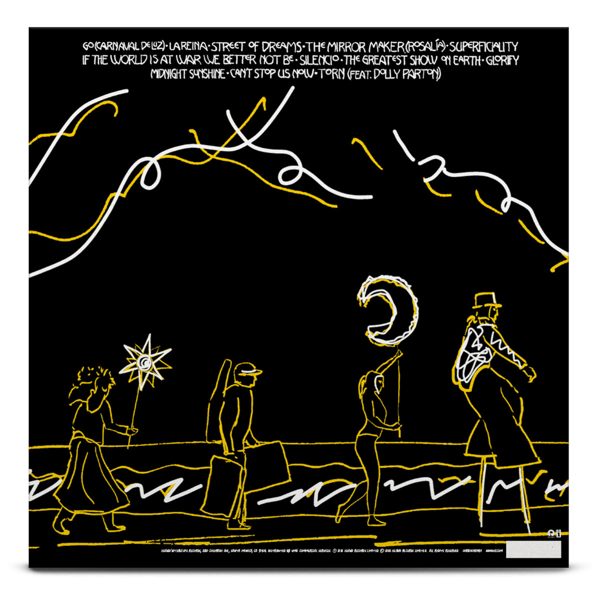 U2 - Carnaval De Luz, Limited Edition Third Man Records Exclusive, Yellow Vinyl