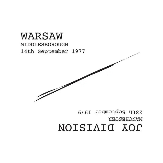 WARSAW / JOY DIVISION - MIDDLESBOROUGH 14/09/77 - MANCHESTER 2 8/09/79