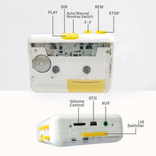 Load image into Gallery viewer, YY700 OTG Cassette Player Tape To MP3 Converter