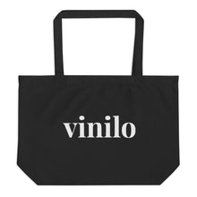 Load image into Gallery viewer, vinilo - large organic tote bag